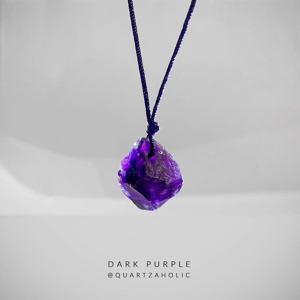 Dây Chuyền Sliding Purple Fluorite