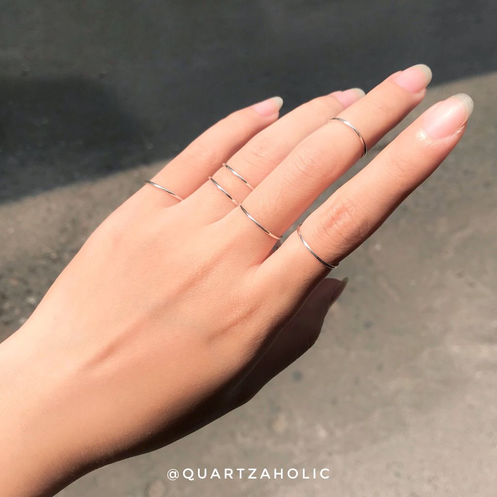 Nhẫn Minimal Stacking