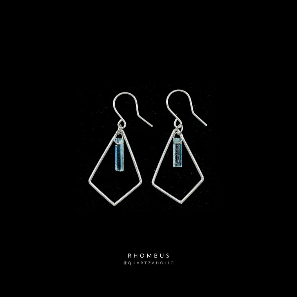 Bông Tai Drop Aquamarine