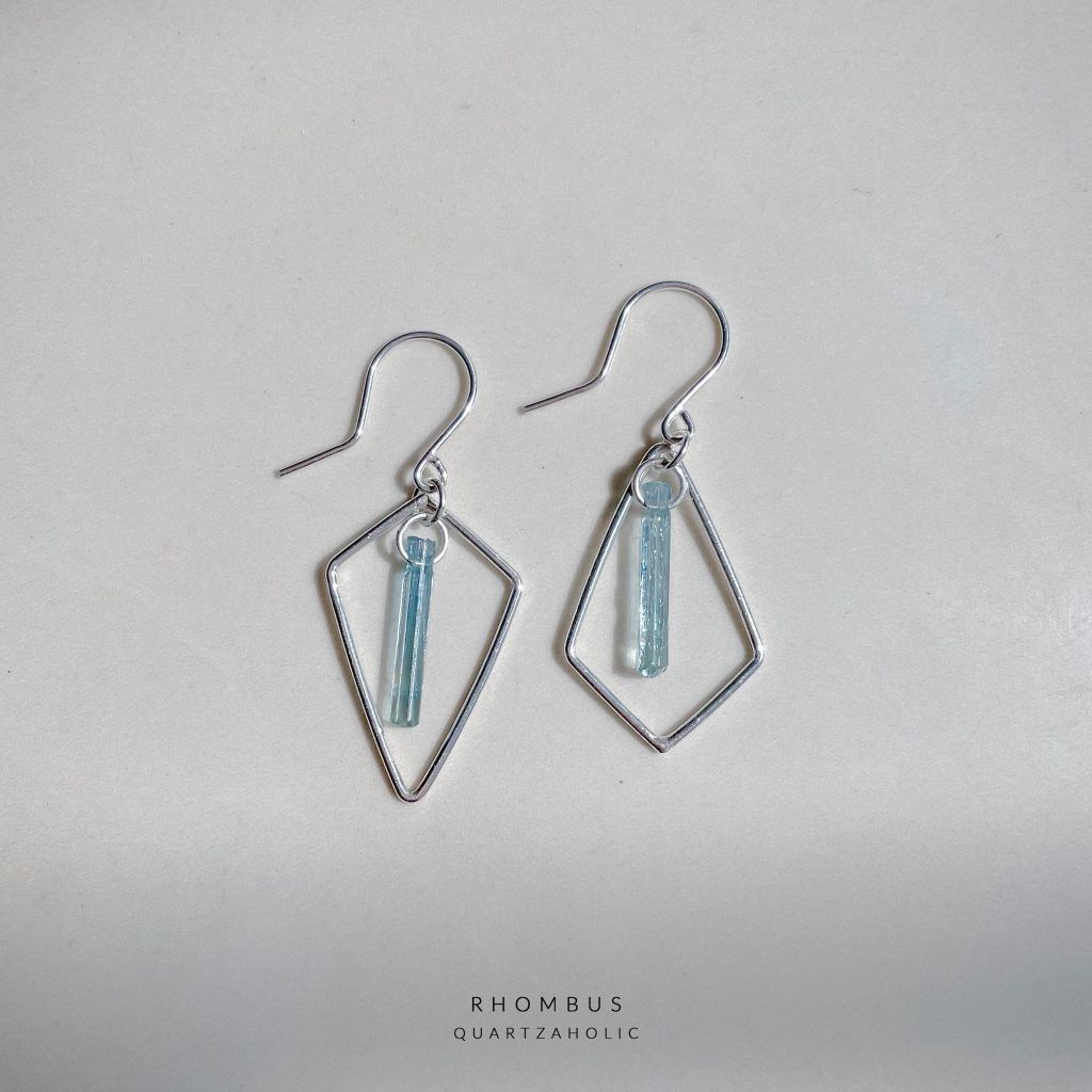 Bông Tai Drop Aquamarine