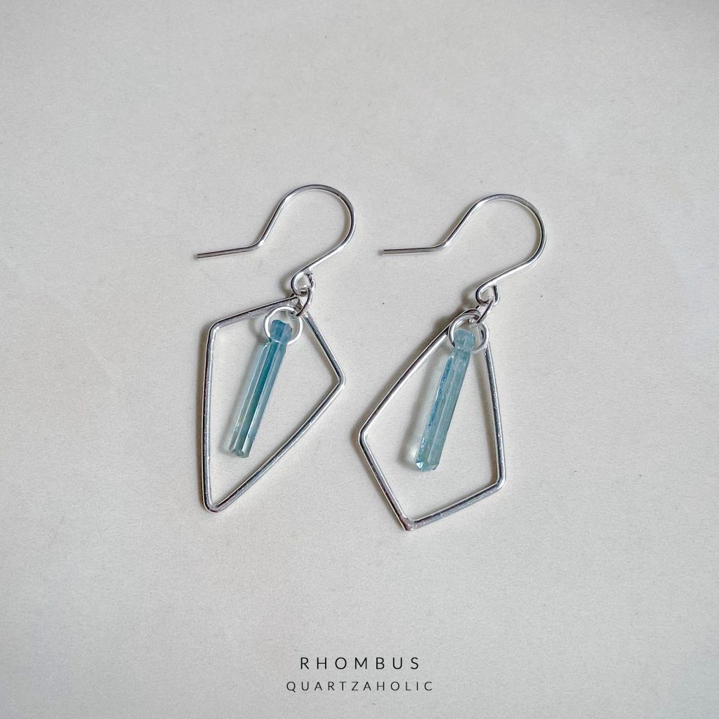 Bông Tai Drop Aquamarine