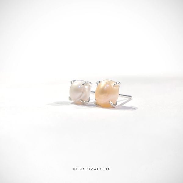  Bông Tai Claws Stud Pearl 