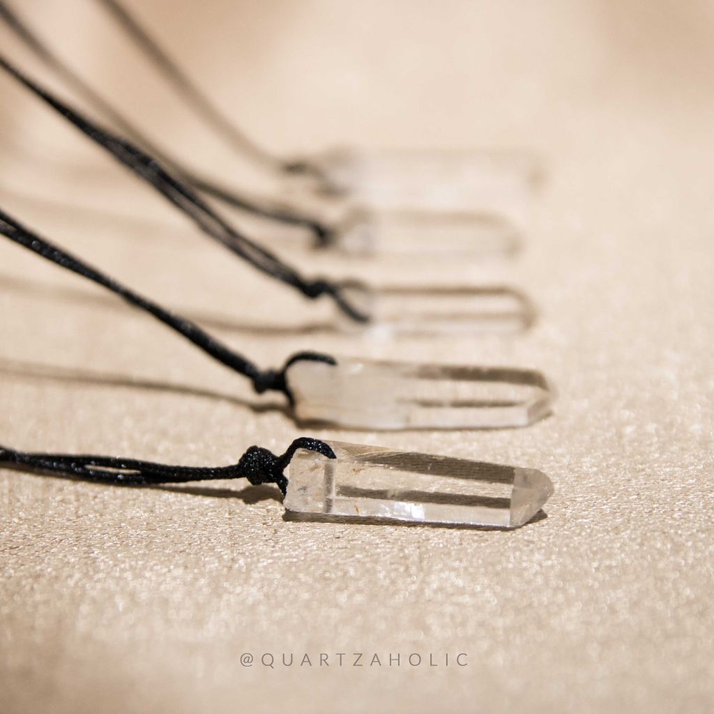 Dây Chuyền Sliding Clear Quartz