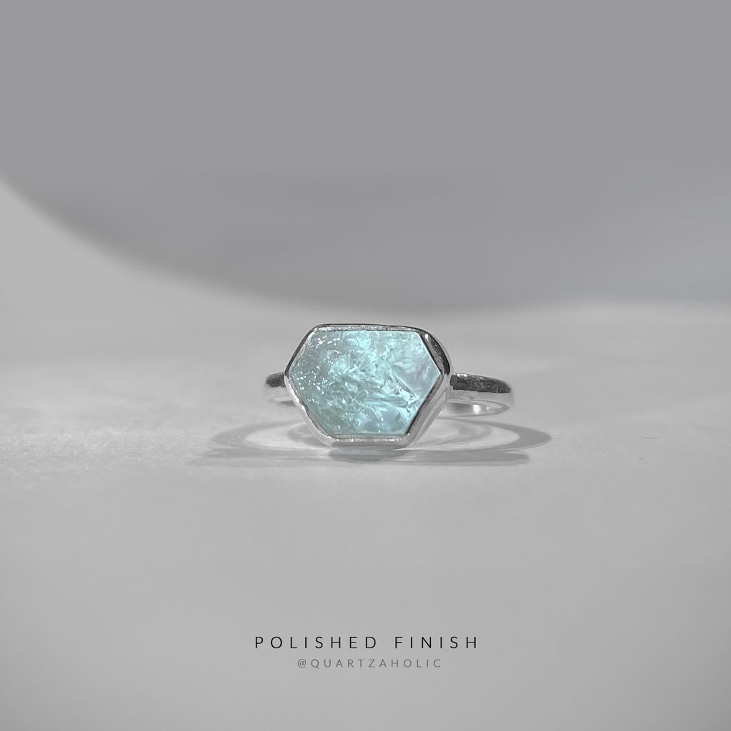 Nhẫn Freeset Pakistan Aquamarine
