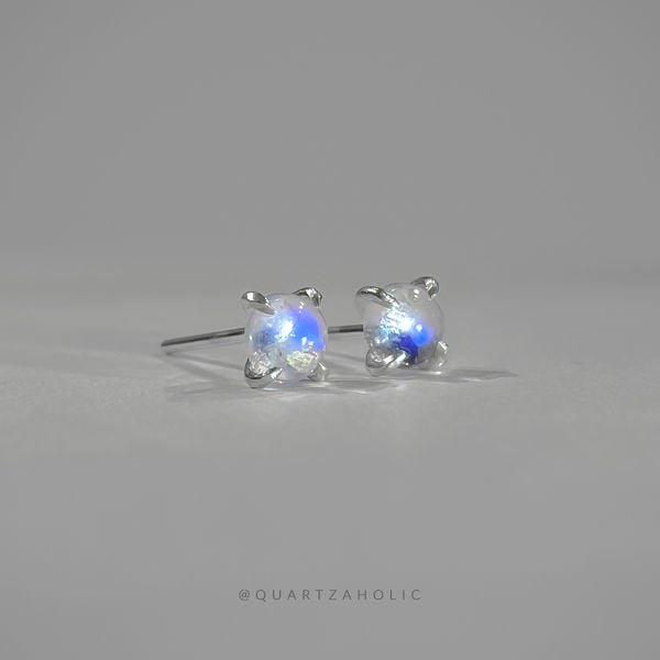  Bông Tai Moonstone Claws Stud 