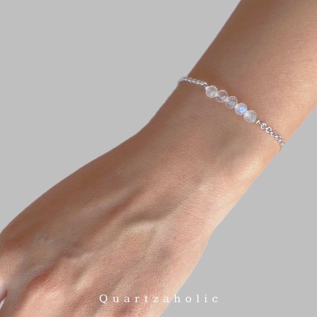 Vòng Tay Line Moonstone