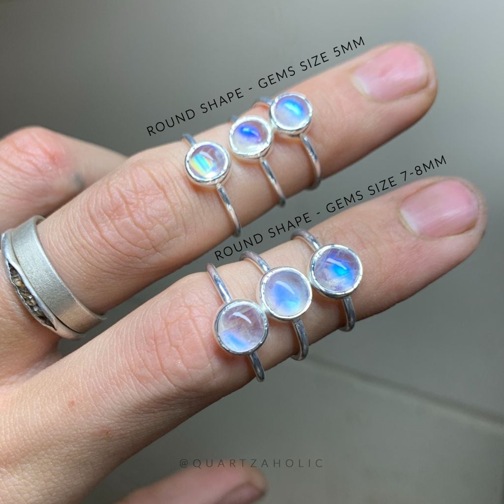 Nhẫn Freeset Moonstone