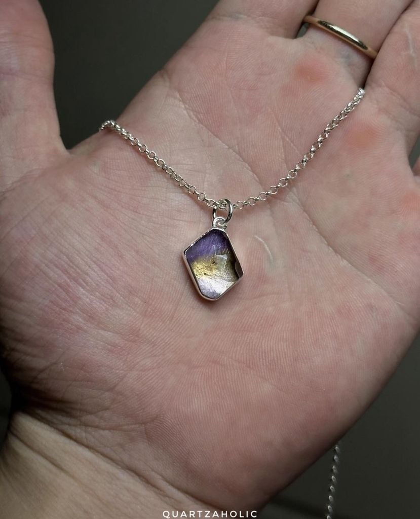 Mặt dây Freeset Ametrine