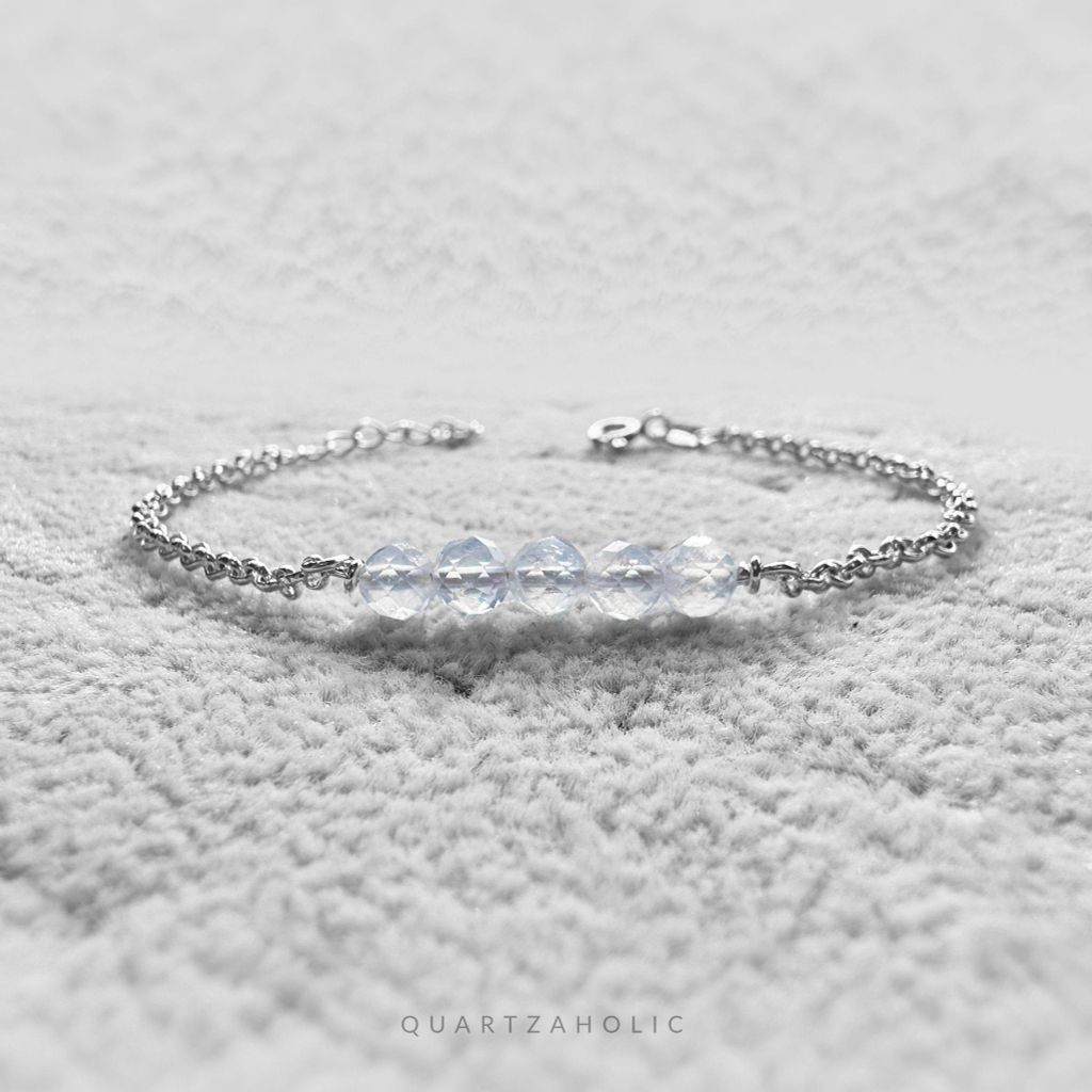 Vòng Tay Line Moonstone