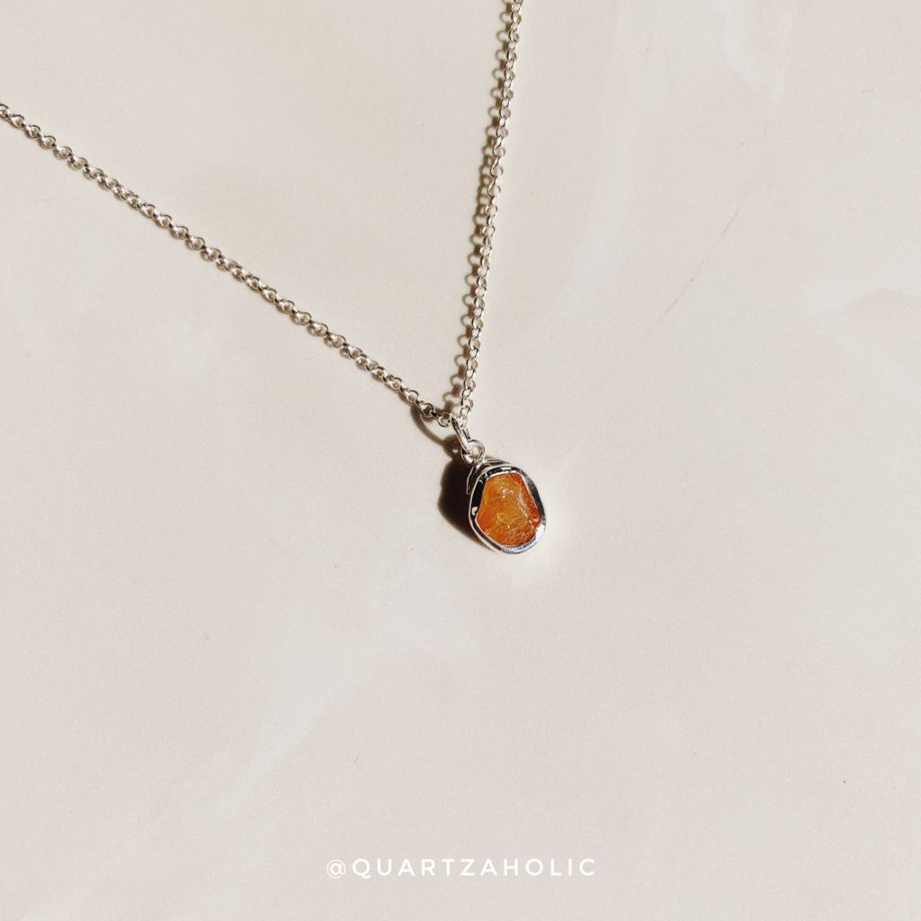 Mặt Dây Freeset Garnet