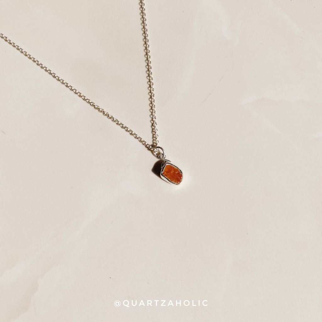Mặt Dây Freeset Garnet