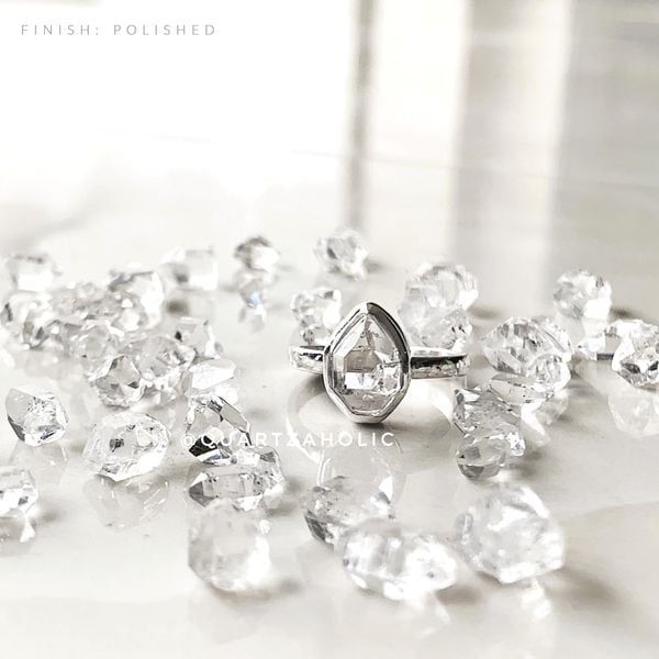  Nhẫn Freeset Herkimer Diamond 