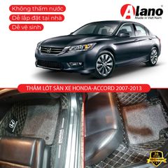 HONDA ACCORD 2007 - 2013 -  Thảm Lót Sàn Xe Ô Tô Da 5D 6D Cao Cấp