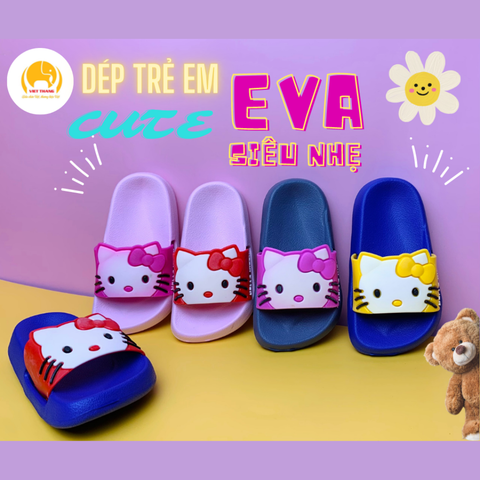 Dép nhựa trẻ em dễ thương- EVA -Thương hiệu Việt Thắng