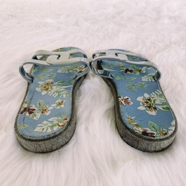 Dép kiểu nữ hoạ tiết nhiều màu