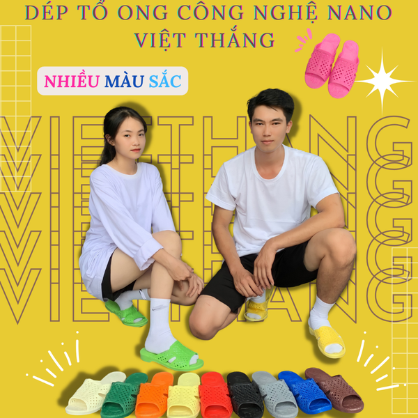 Combo 4 đôi Dép tổ ong Công Nghệ NANO (Bán chạy)