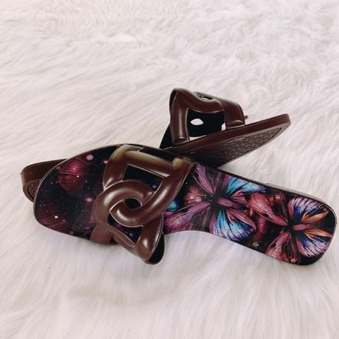 Dép kiểu nữ hoạ tiết nhiều màu