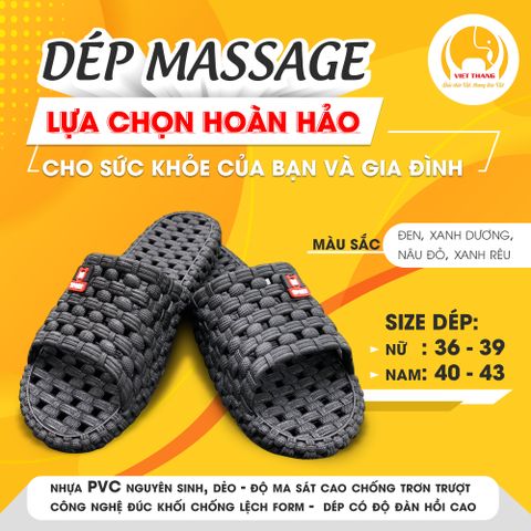 Dép Massage Việt Thắng, giảm đau nhức, tê chân