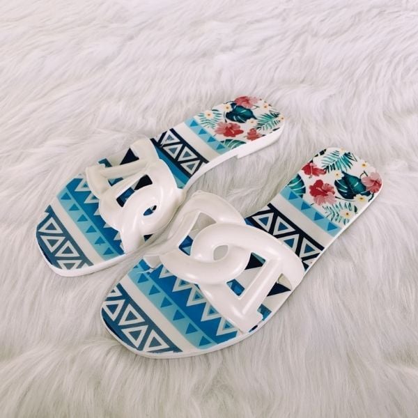Dép kiểu nữ hoạ tiết nhiều màu