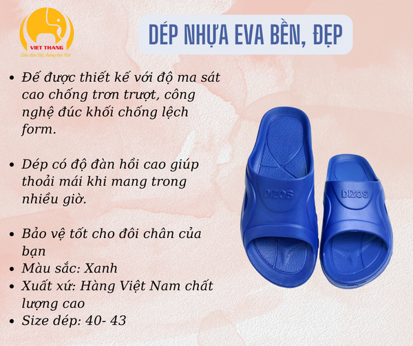 Dép Nhựa NAM- CHẤT LIỆU EVA - bền, đẹp