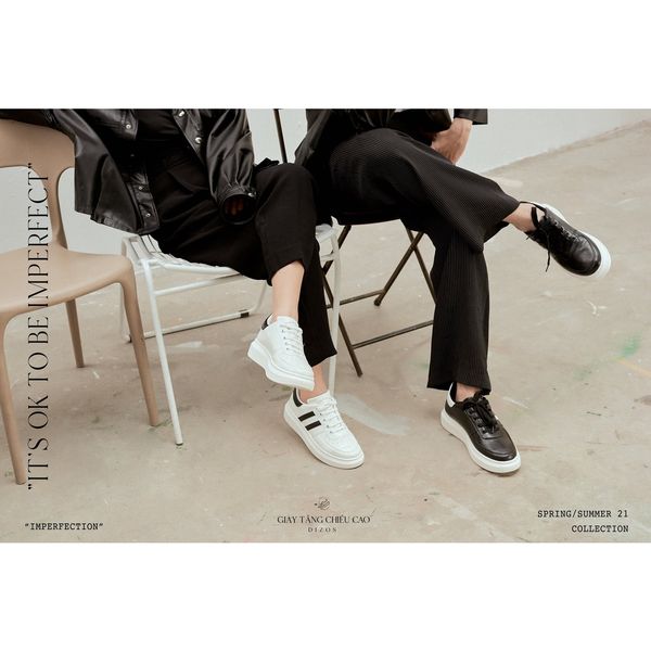 Giày tăng chiều cao nam nữ DIZOS - Da mềm mịn chống nhăn móp - Việt Thắng