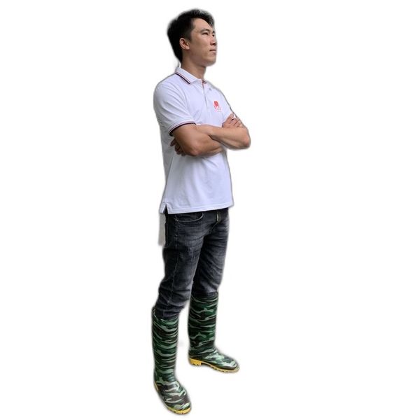 Ủng bảo hộ rằn ri cao cấp - Ủng đi mưa - Chống bám dính, chống trơn trượt - Nhựa PVC tổng hợp - Việt Thắng