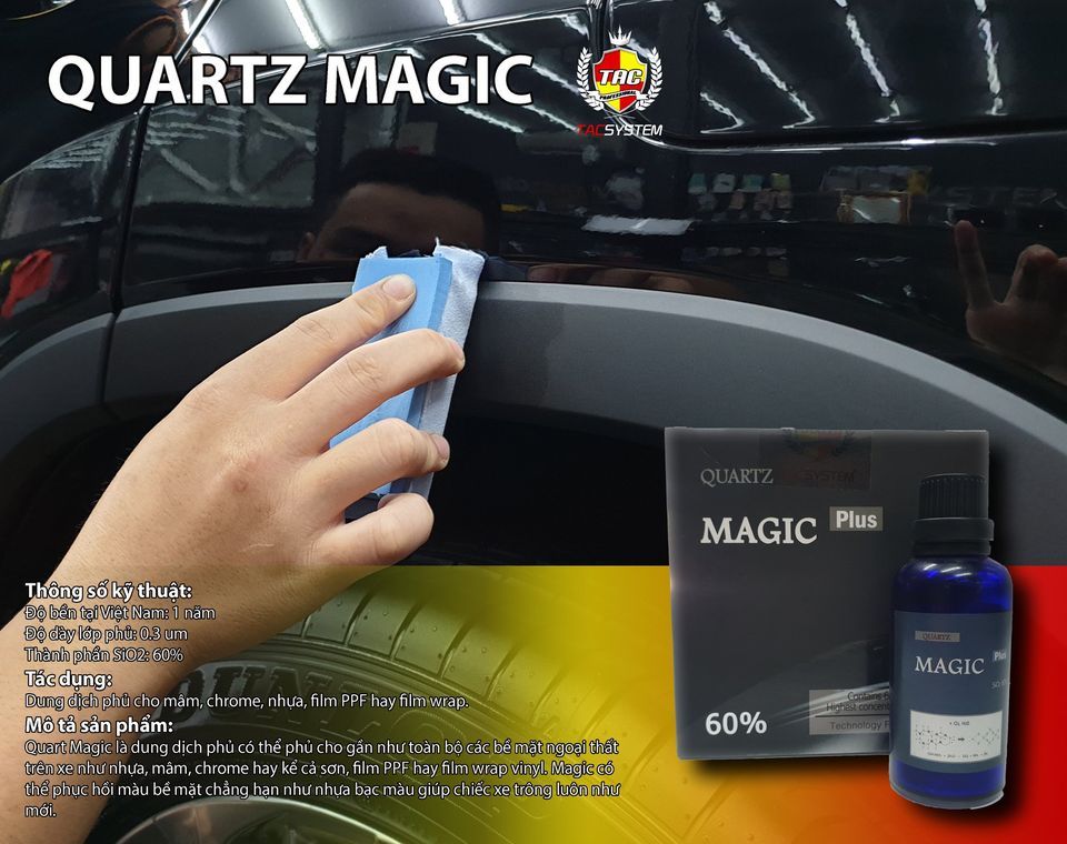 Dung dịch phủ ceramic QUARTZ  MAZIC PLUS