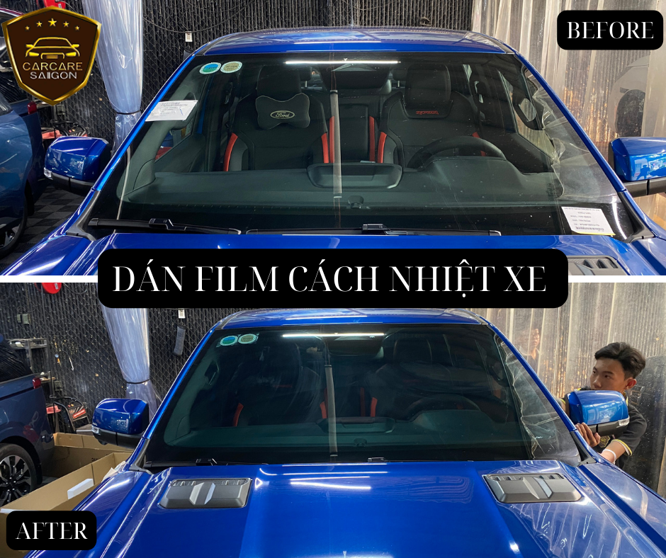 Dán phim cách nhiệt (Ntech, Ceramax, 3M...) | Carcare SaiGon