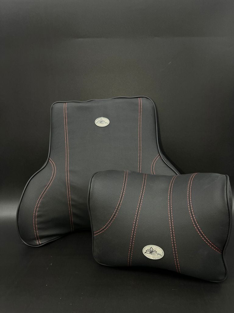 Gối tựa đầu và tựa lưng cao su non dùng cho ghế ô tô