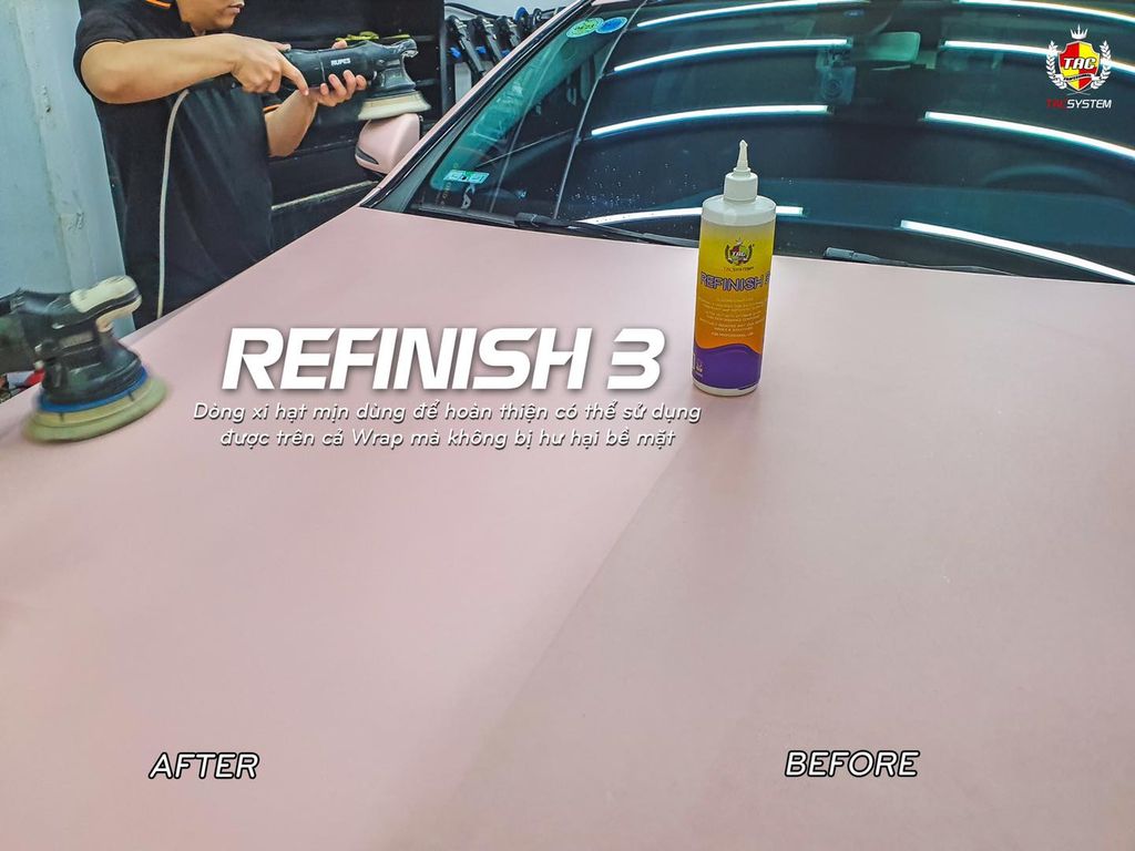 Xi đánh bóng xóa xước sâu trên sơn xe TACSYSTEM REFINISH 3 (hiệu chỉnh sơn bước 3)