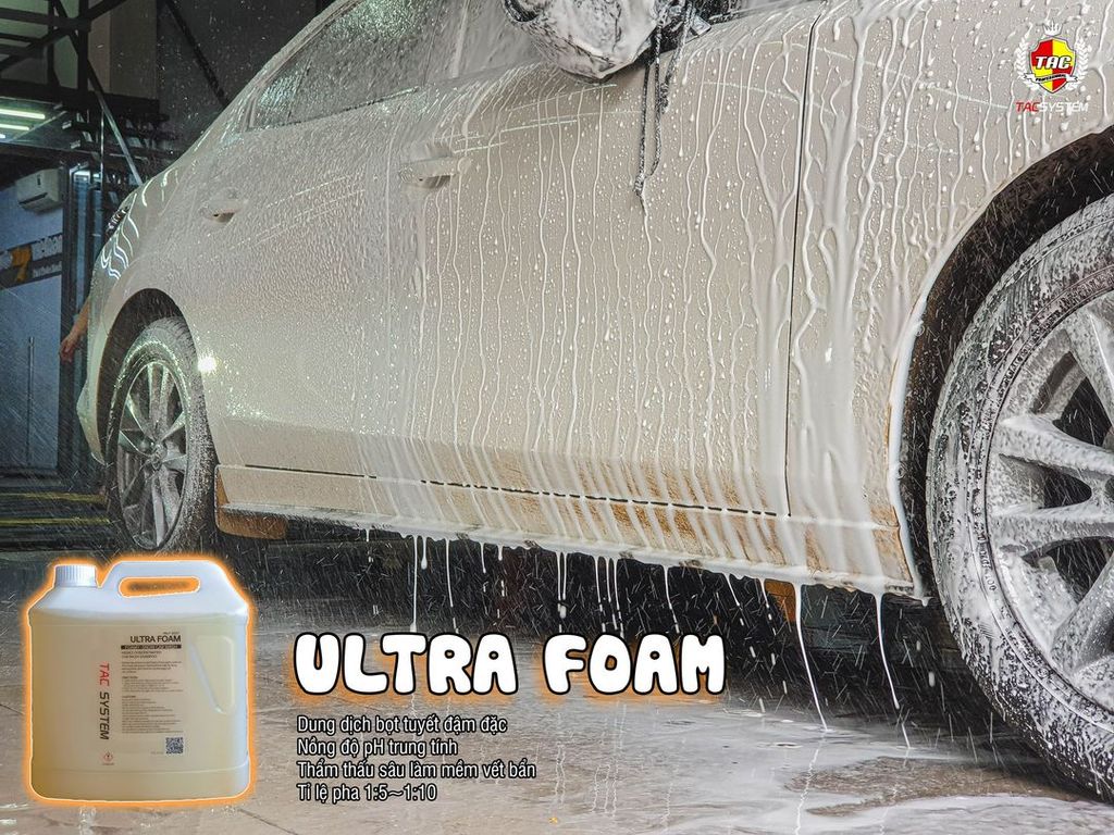 Bọt tuyết rửa xe Tacsystem Ultra Foam