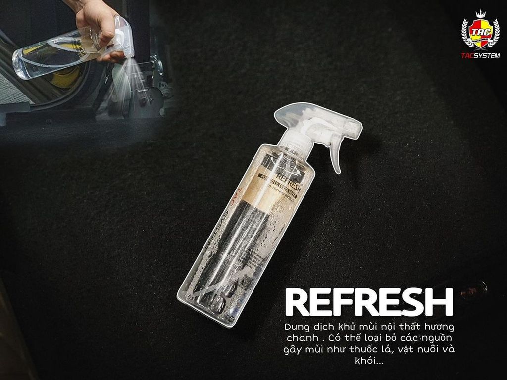 Dung dịch khử mùi nội thất Tacsystem Refresh