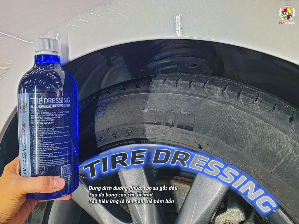 Dung dịch dưỡng bóng lốp Tacsystem Tire Dressing