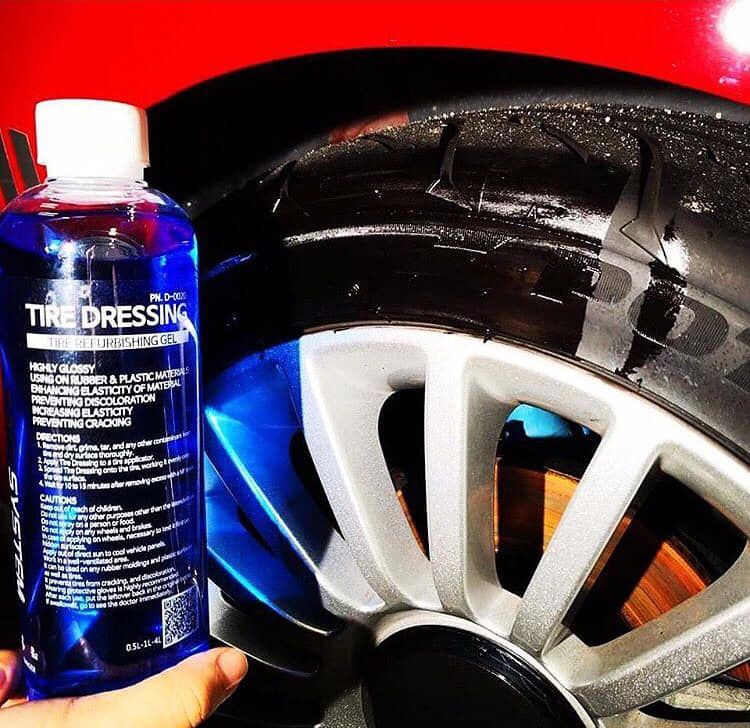 Dung dịch dưỡng bóng lốp Tacsystem Tire Dressing