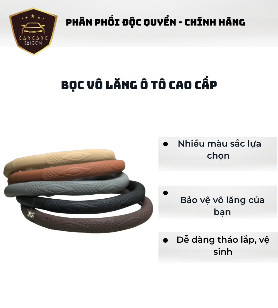 Bọc tay lái cao cấp