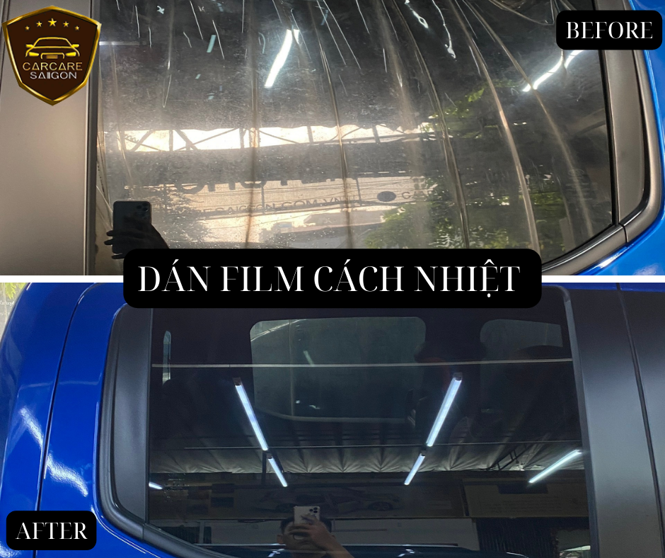 Dán phim cách nhiệt (Ntech, Ceramax, 3M...) | Carcare SaiGon