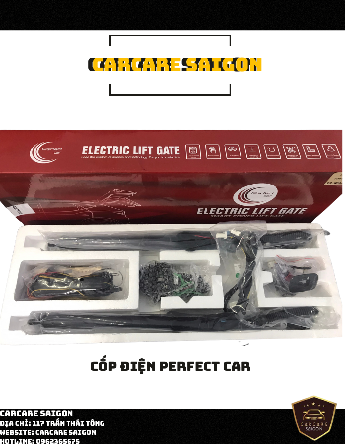 Cốp điện PerFect Car sử dụng cho mọi dòng xe