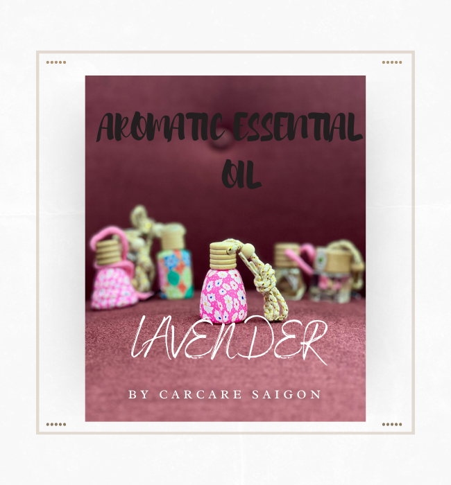 Tinh dầu hương thơm tự nhiên treo xe ô tô giúp khử mùi, chống say xe