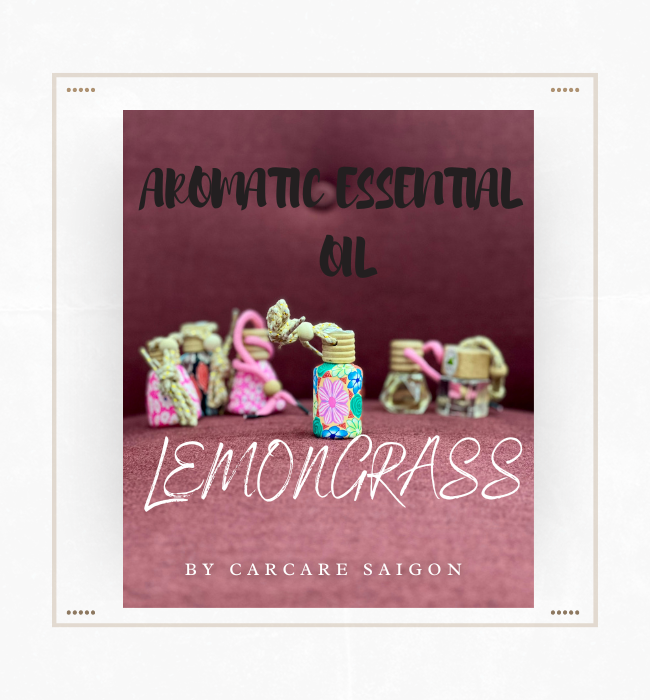 Tinh dầu hương thơm tự nhiên treo xe ô tô giúp khử mùi, chống say xe