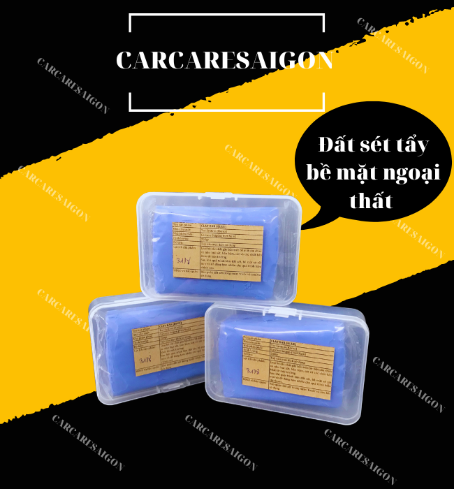 Đất sét TACSYSTEM tẩy bề mặt ngoại thất (CLAY BAR)