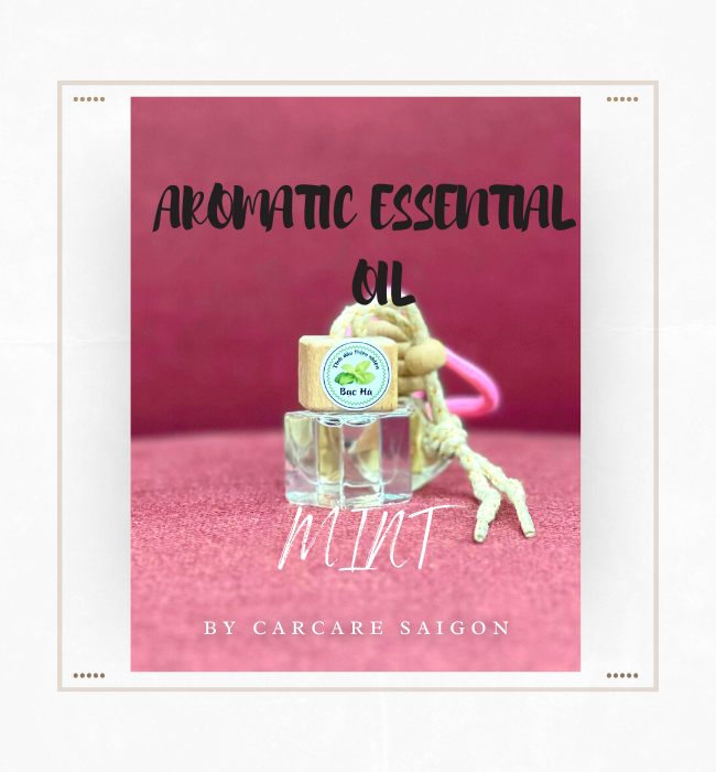 Tinh dầu hương thơm tự nhiên treo xe ô tô giúp khử mùi, chống say xe