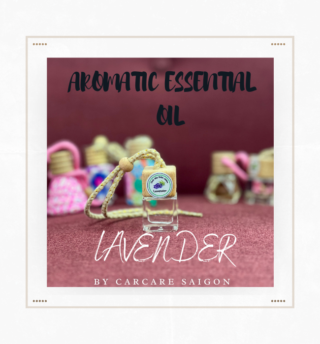 Tinh dầu hương thơm tự nhiên treo xe ô tô giúp khử mùi, chống say xe