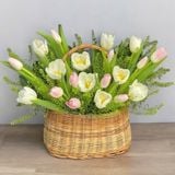  Giỏ Hoa Tươi Tulip Mix Màu - HG63 
