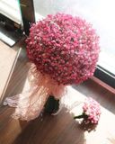  Bó Hoa Cưới Cầm Tay Baby Hồng - HC62 