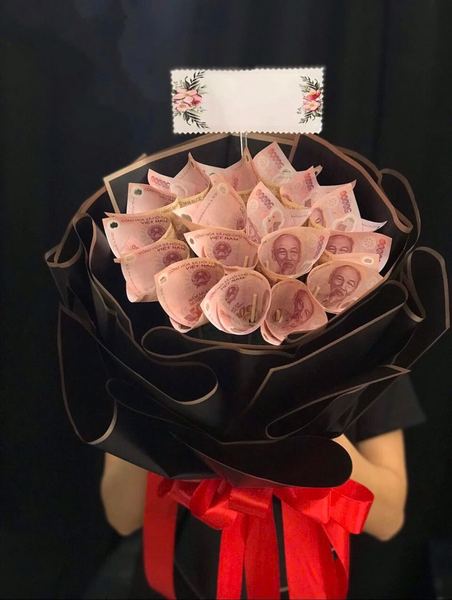 Bó Hoa Tiền 50k Mộc Mạc