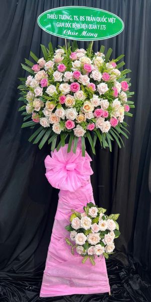 Kệ Hoa Khai Trương Rạng Ngời