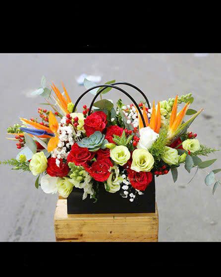  Giỏ Hoa Cát Tường Mừng Khai Trương - HG21 