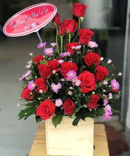 Hộp Hoa Home Sweet Home - HCH14