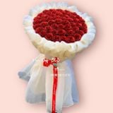  Vòng Tròn Tình Yêu - HST20 - Hoa Hồng 20/10 ngày phụ nữ Việt Nam -  Hoa sáp thơm 