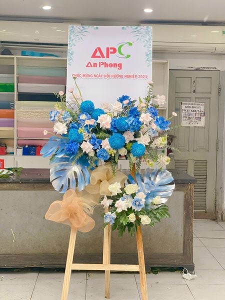 Giá Tranh Hoa Khai Trương Sóng Xanh